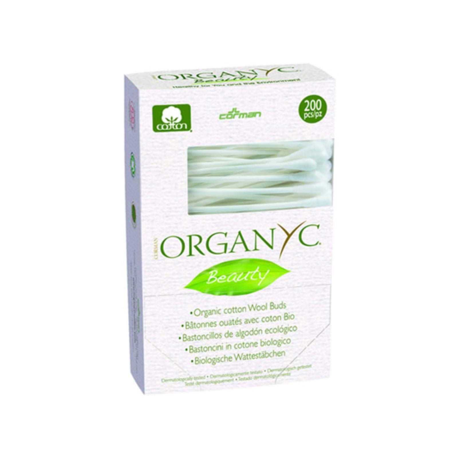 Organyc Beauty Organic Cotton Swabs - 200 Swabs