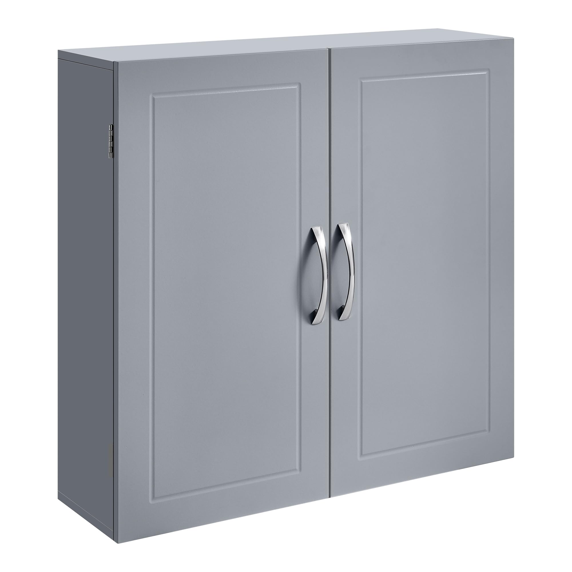 VASAGLE BBC320P36 Bathroom Wall Cabinet with Adjustable Shelves 18 x 60 x 60 cm Dove Grey