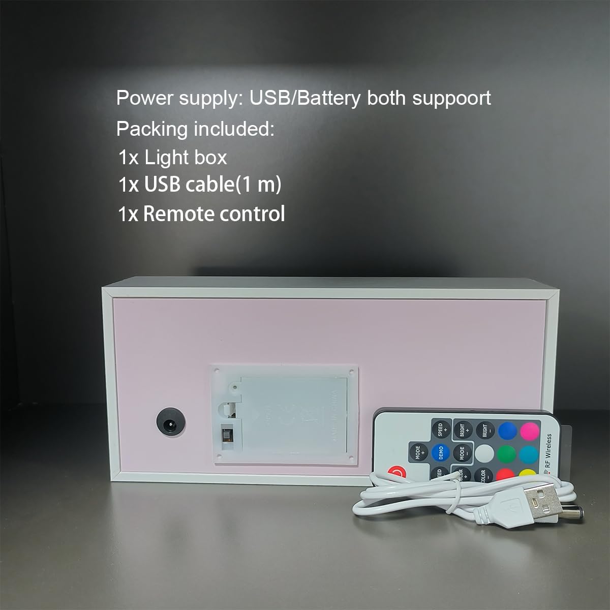 Anime Light Boxes RGB Multi Color Paper Cut Shadow Anime Lamp Handmade Manga Light Box for Room Decor Otaku Gift(L-08R)