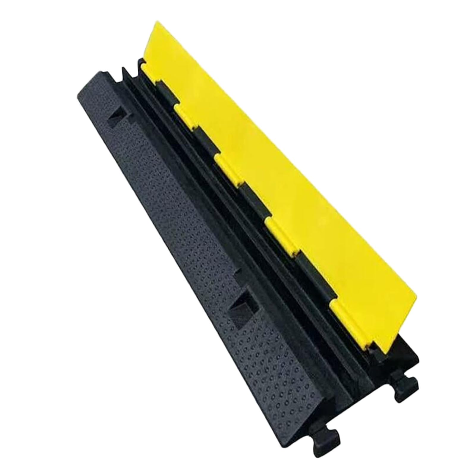 Reductor de Velocidad para asfalto y grava con tira reflectante amarilla