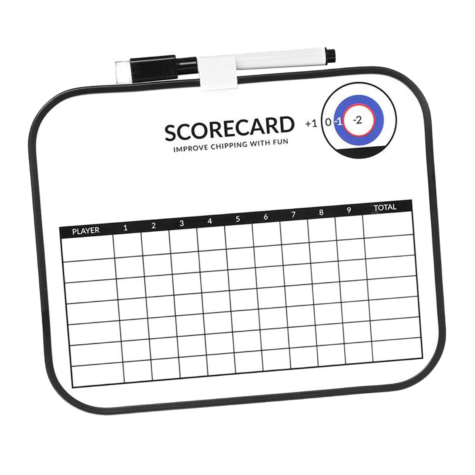 Colaxi Golf Scorecard Board, in Golf with Pen, Whiteboard, Erasable Scoreboard for Golf Game