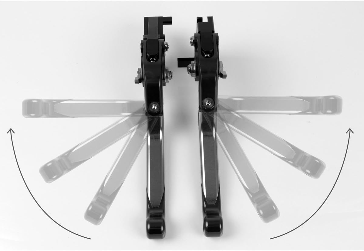 Brake Clutch Levers Compatible with Ducati 821 Monster 2014-2017 (Green Red)