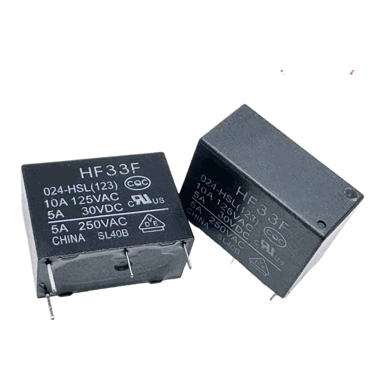 YZWRWRMKTB 1pc HF33F 024-HSL(123) (33FA-5V/12V/24V-5A) Relay 4pins