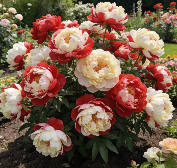 Full Double Peony tubers, Woody Peony Shrub, Various hues in Stock/Professional Planting for Stunning Garden Displays-5 Tubers-G