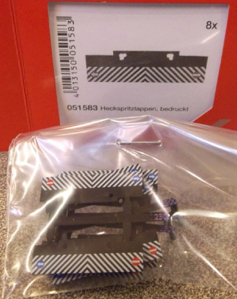 Herpa 051583 Mud Flaps For Trailers And Trucks 1:87 H0 NEW In Original Packaging