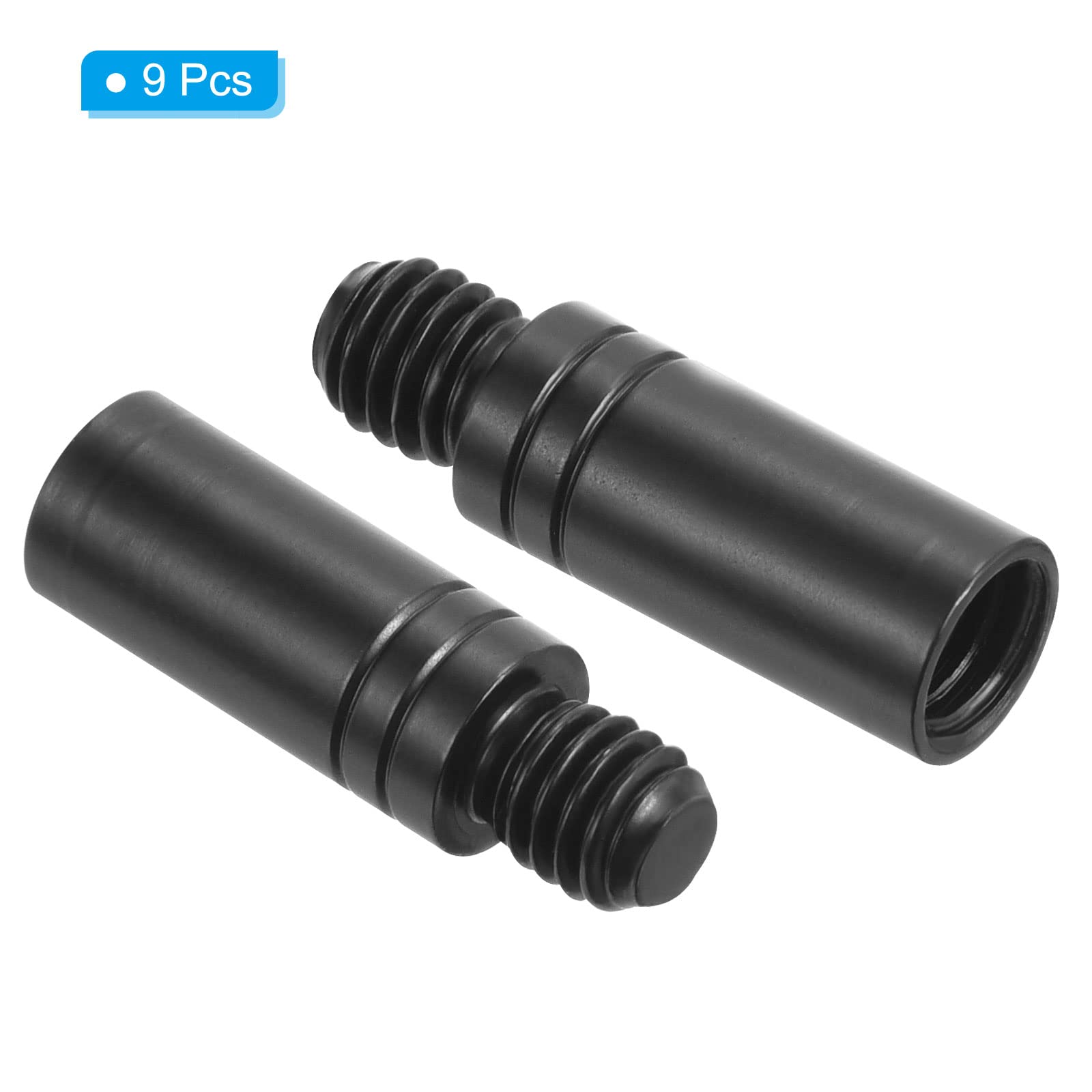PATIKIL 3g Copper Dart Weight Add Accentuator 9 Pcs 14mm Length 2BA Thread Darts Weight Adjuster Dart Accessories Black - Image 3