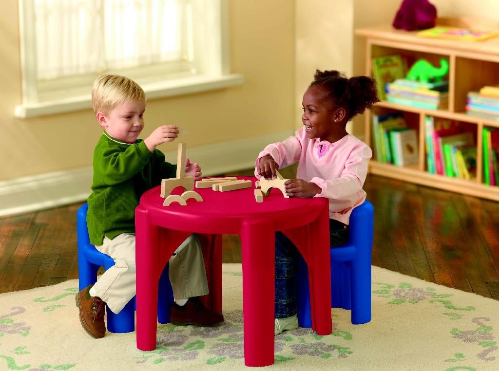 Little Tikes Table & Chairs Set-Primary Colors – Amazon Exclusive