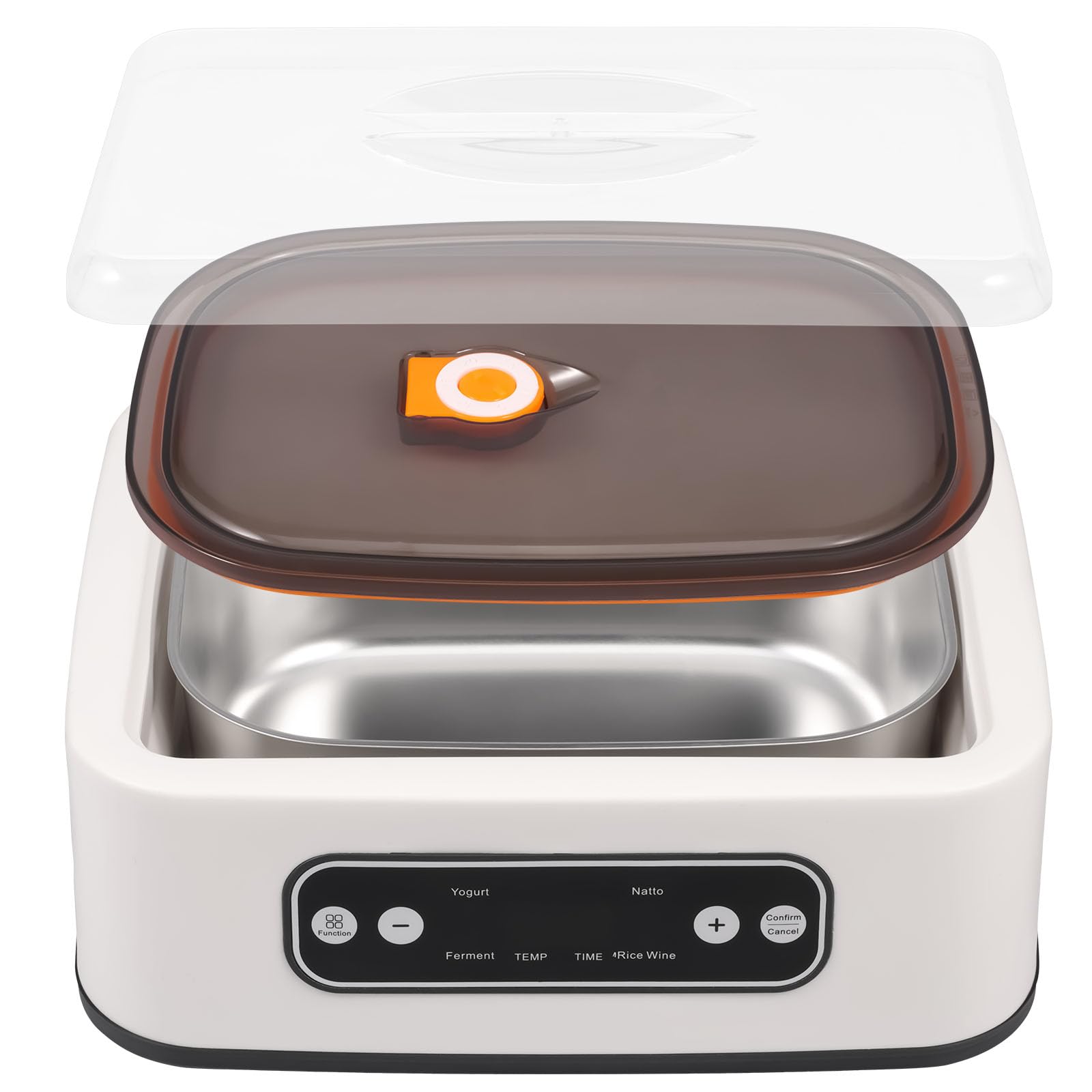 Hevtsde Digital Yogurt Maker Machine Kit with Display Multipurpose Large Capacity Yogurt Maker with Temperature Control for Your Home