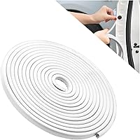 Vista 10 de Sello de goma en forma de U, borde de automóvil, protector de puerta automotriz, no requiere pegamento, universal para la mayoría de los Negro