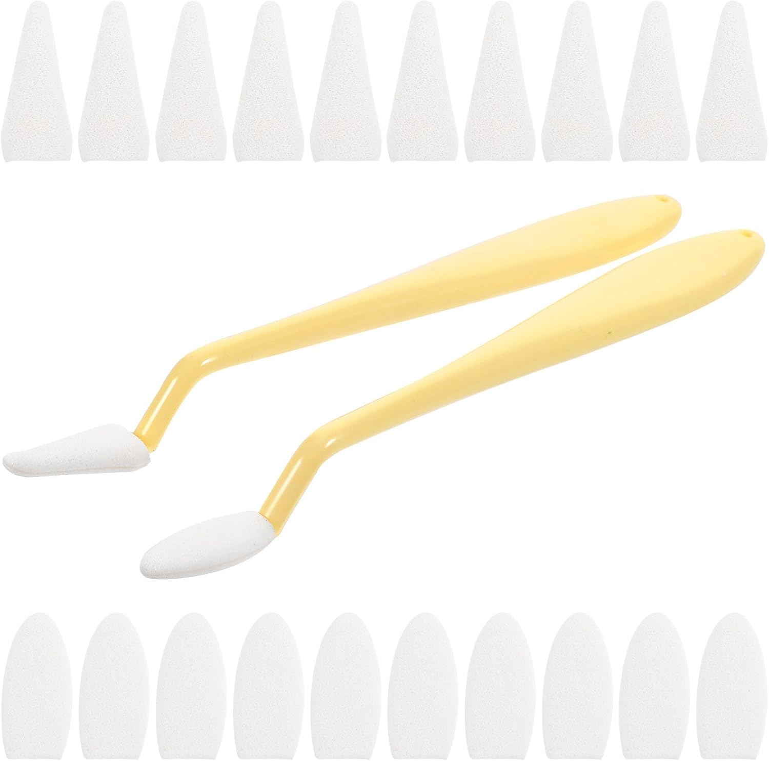 HEMOTON Sketch Drawing Tools Set with 2 Yellow Blending Stumps and Paper Art Blenders for Artists, Highlight Blending and Smudging Supplies Suitable for Sketching and Drawing