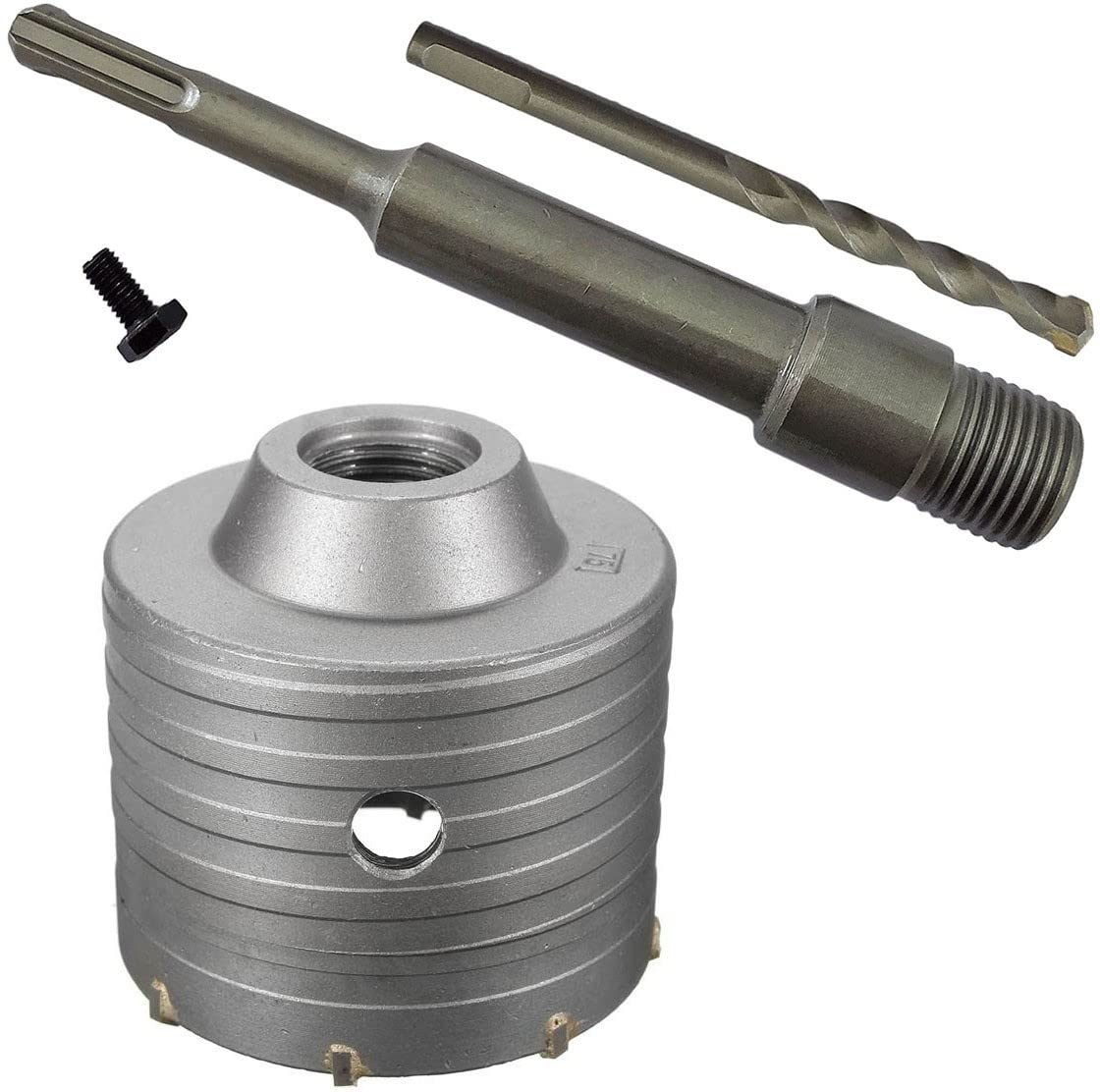 See full amazon price history chart for Inditrust Sds Shank Concrete Wall Drill Bit Hole Saw Cutter, 200 mm Connecting Rod (75mm bit with 200mm rod) Inditrust Sds Shank Concrete Wall Drill Bit Hole Saw Cutter, 200 mm Connecting Rod (75mm bit with 200mm rod) (B09VDZ6RKZ) Amazon Price History, Amazon Price Tracker