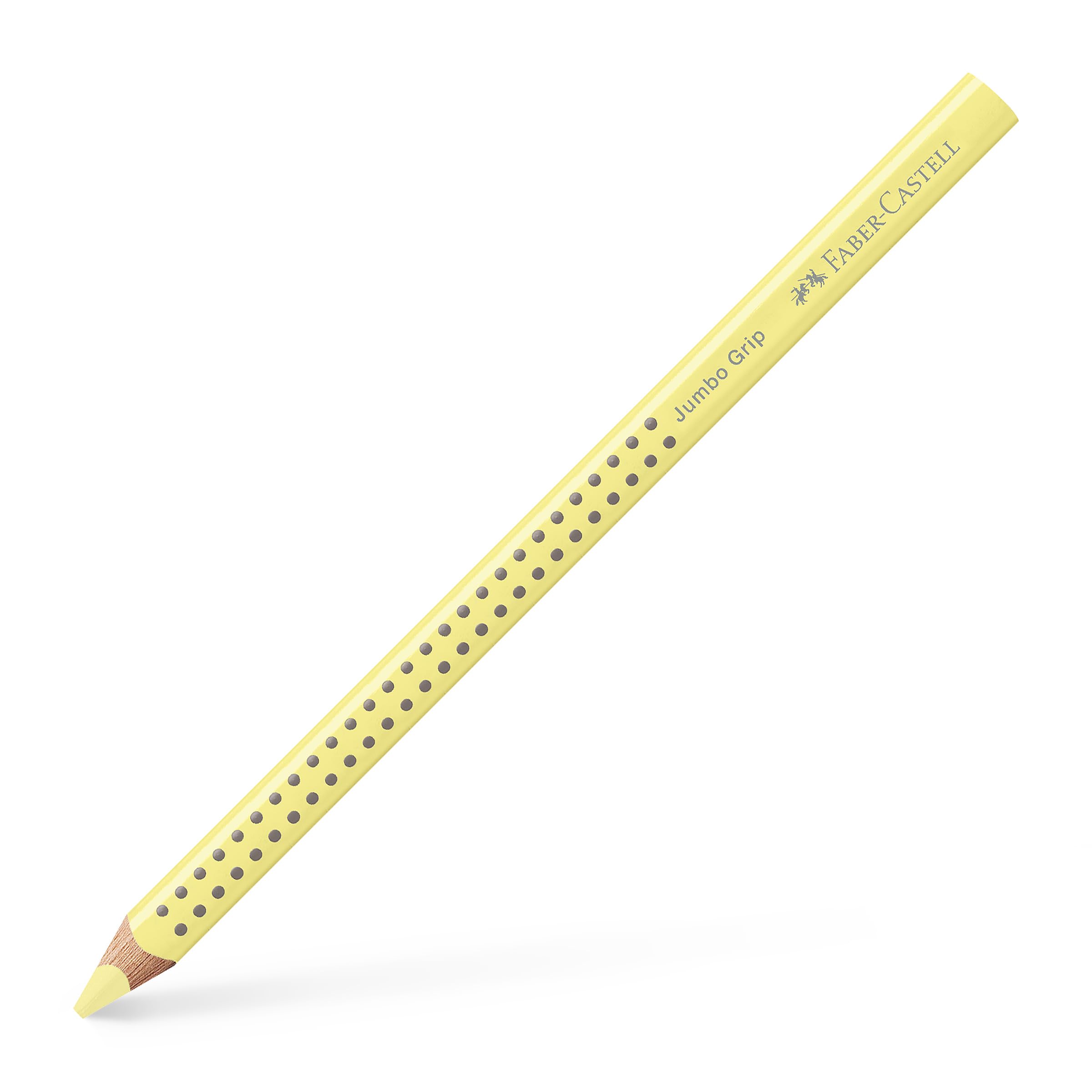 Faber-Castell 114806 - Lápiz Jumbo Grip - Amarillo Pastel