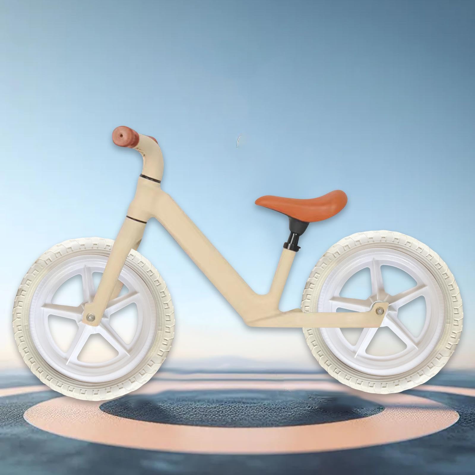 Oshhni 2 Stück Laufradräder ab 2 Jahren, 12 Zoll, ultraleichte Kinderfahrradräder, Fahrrad-Lernräder, geräuscharm, glatt, Nicht aufblasbar, Ersatz für Mädchen und Jungen
