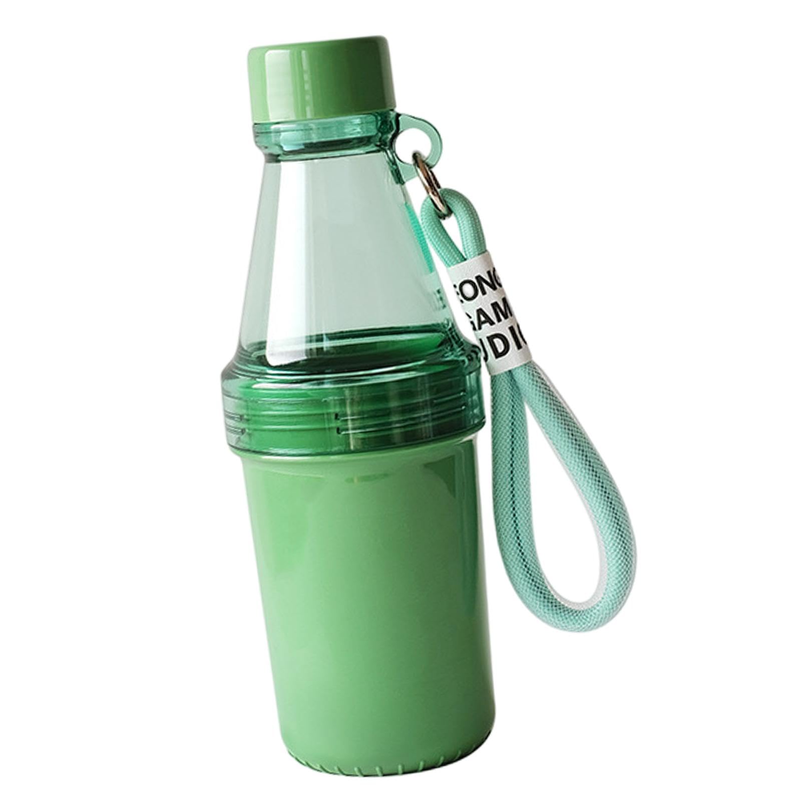 Enakshi® Kettle Double Section Cup Cold Water Bottle for Girls Boys Men Women Cycling Green|Sporting Goods | Fitness Running & Yoga | Fitness Equipment & Gear | Hydration-image-44