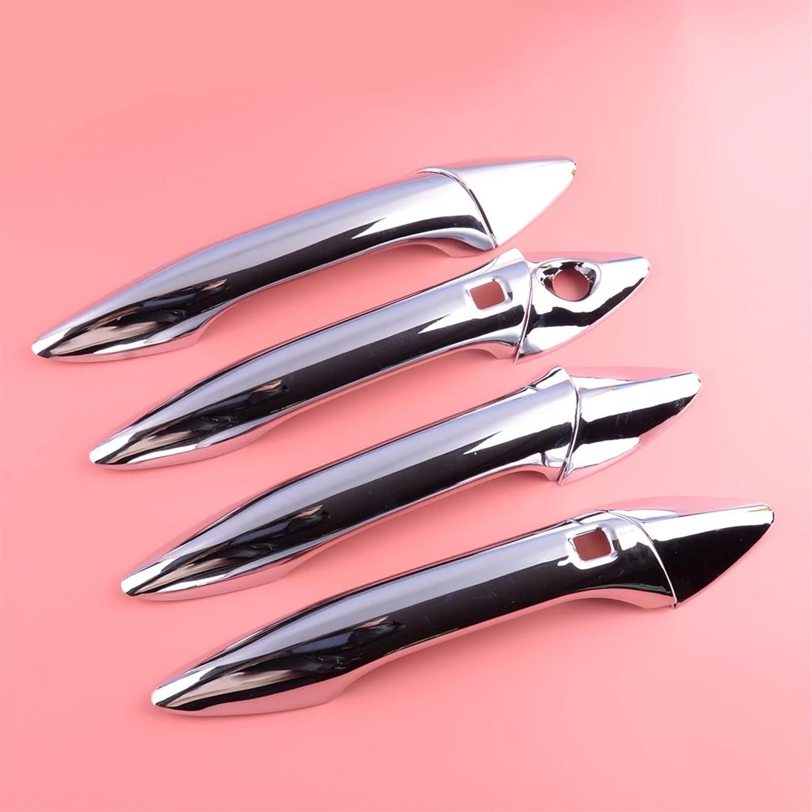 Kjhopy One Color 8Pcs Car Exterior Smart Door Handle Cover Trim Decoration For Hyundai For Elantra For Sedan For Avante 2012-2016 Exterior Door Handle
