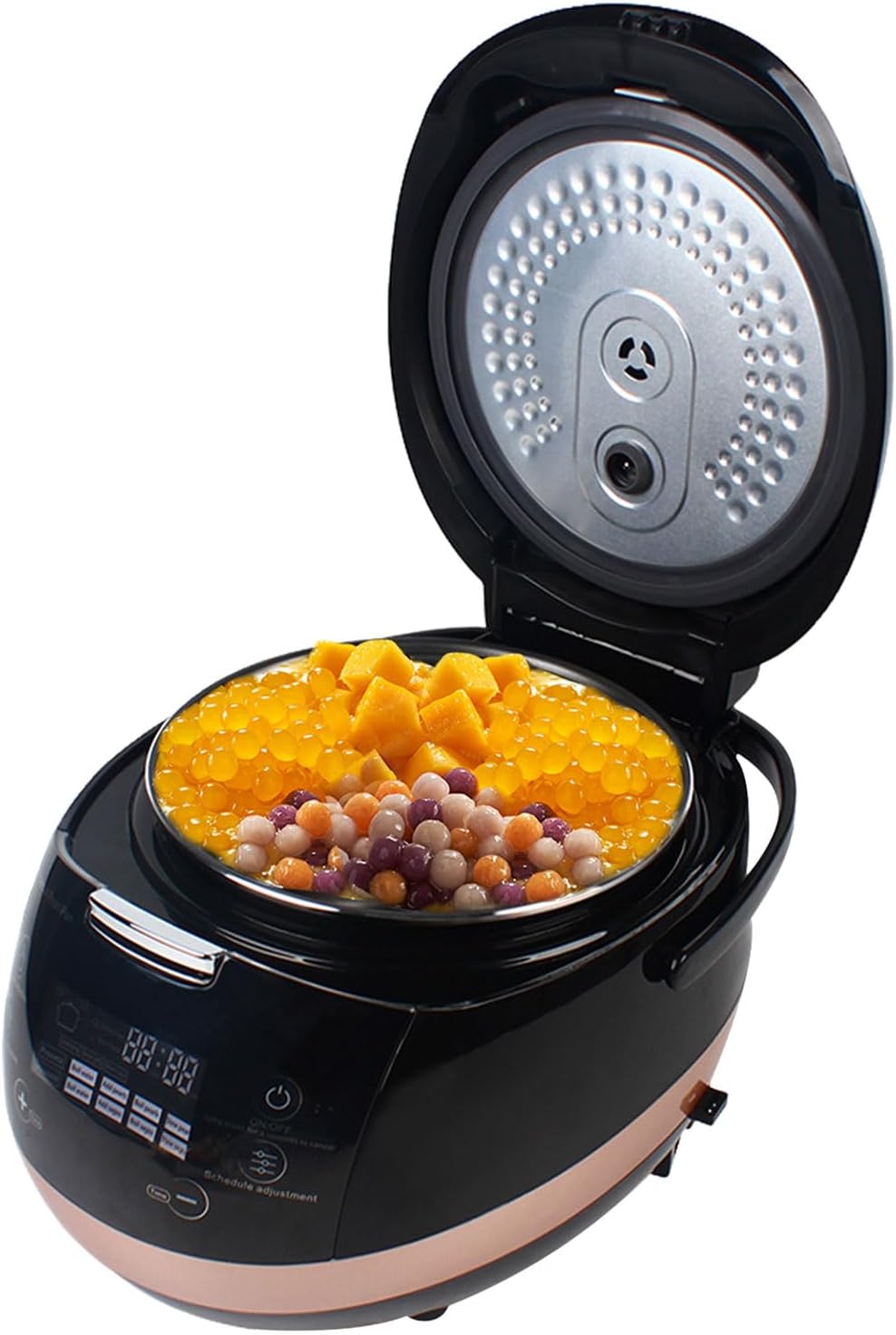 5L Boba Maker Machine, 860W Commercial Boba Cooker, Tapioca Pearls Ball Sago Cookers, for Milk Tea Store, Western Restaurant, Coffee Shop
