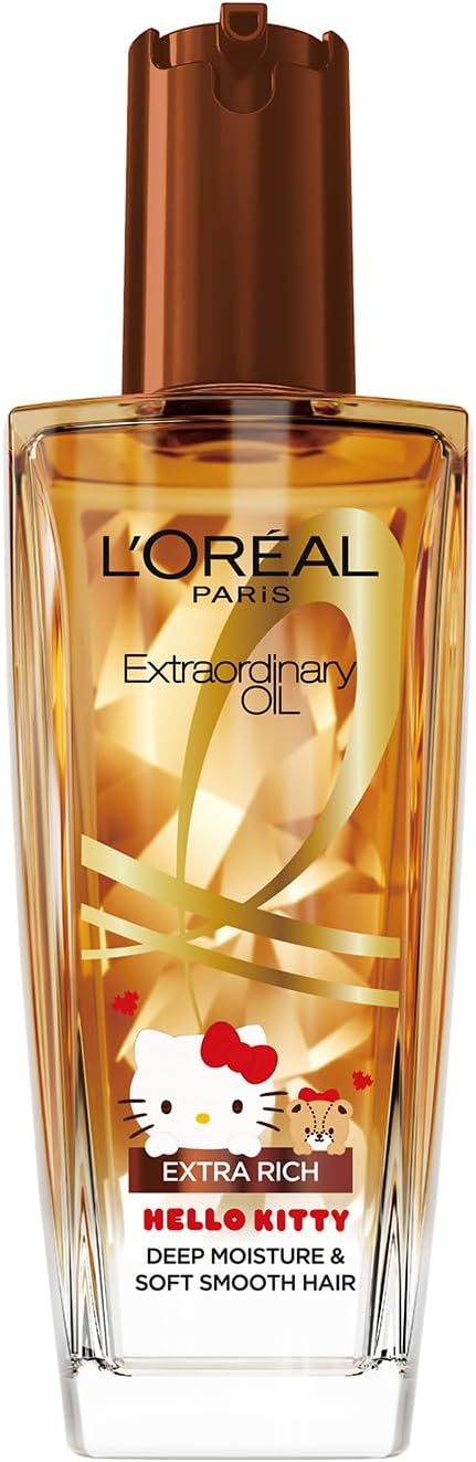 L'Oreal Paris Hair Oil Elsave Extra Ordinary Oil Extra Rich Finish Hello Kitty