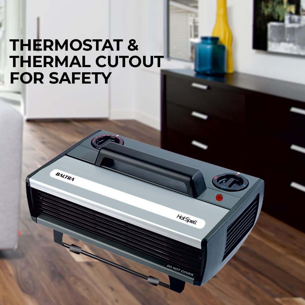 Baltra Hot Spell BTH123 2000-Watt Fan Heater With ISI Mark (Gray) 2