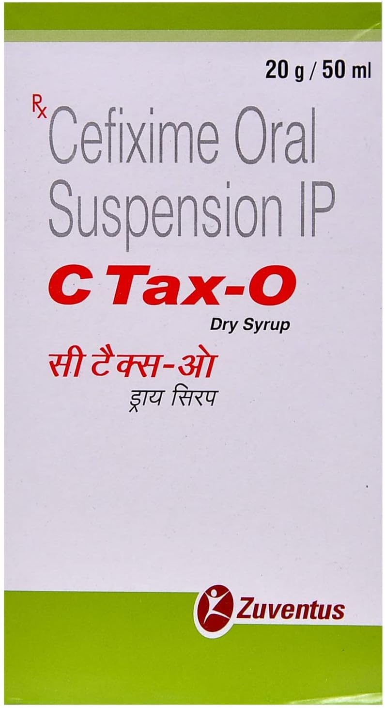 C TAX-O 50MG - Bottle of 50 ml Dry Syrup