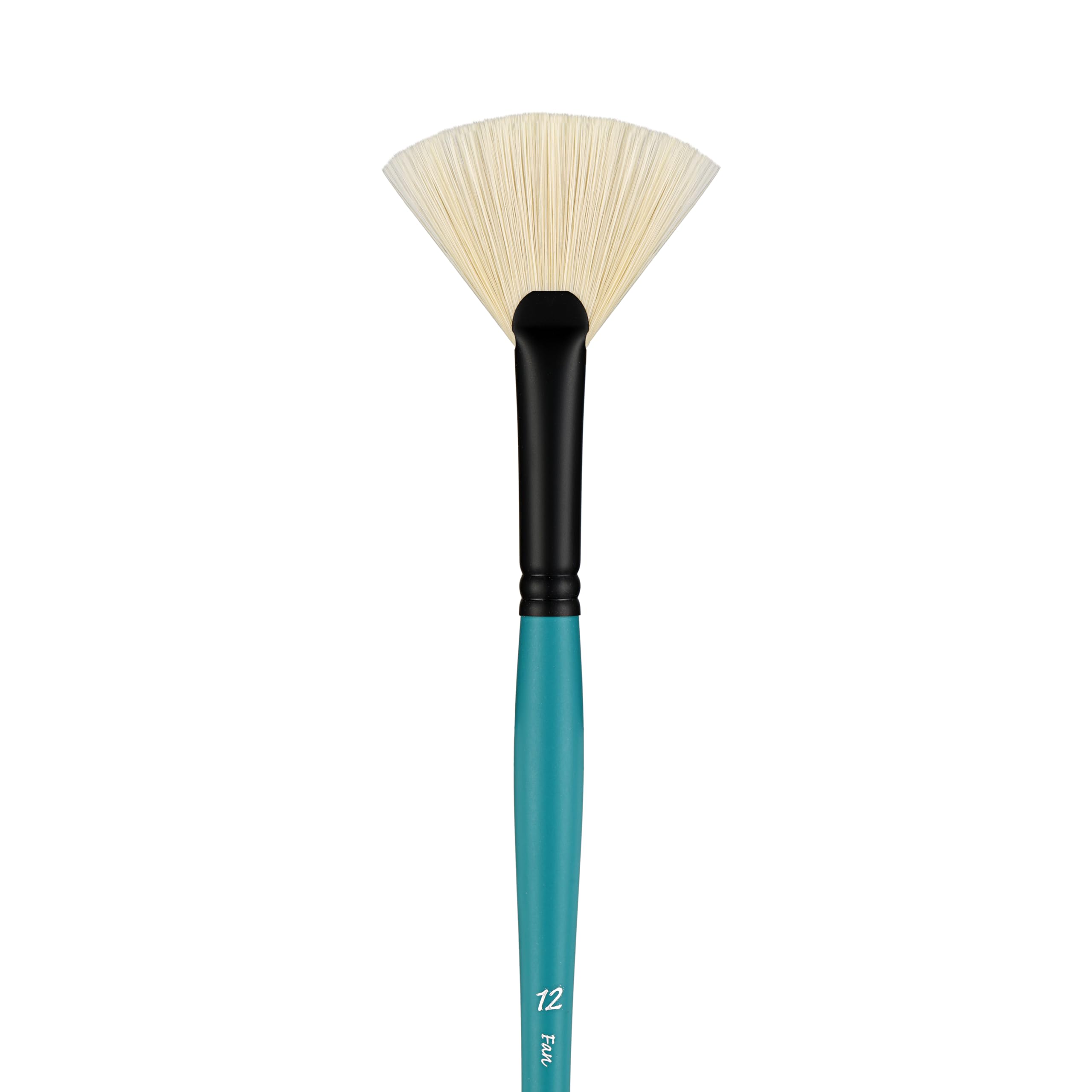 Pan Art Bristle Fan No. 12, Detail & Wash Brush for Oil Paints - Image 2