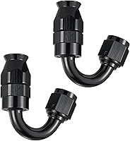Vista 15 de EVIL ENERGY 6AN PTFE Extremo de Manguera de 90 Grados Negro para Manguera PTFE Solo 2 Piezas