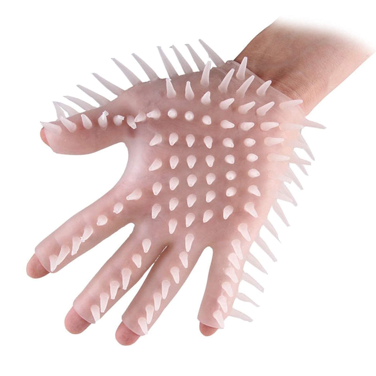 erotik handschuhe YCGLX Massage-Handschuh Soft Silikon Noppen Stacheln Partnermassage Selbstbefriedigung Erwachsene Magic Fingerüberzieher Spielzeug Künstlichen Penis Flirten Masturbation Spielzeug Drogerie & Körperpflege outdoor Accessories Farbe:Supermond Weiß Handschuhe „Trail Chaser WS
