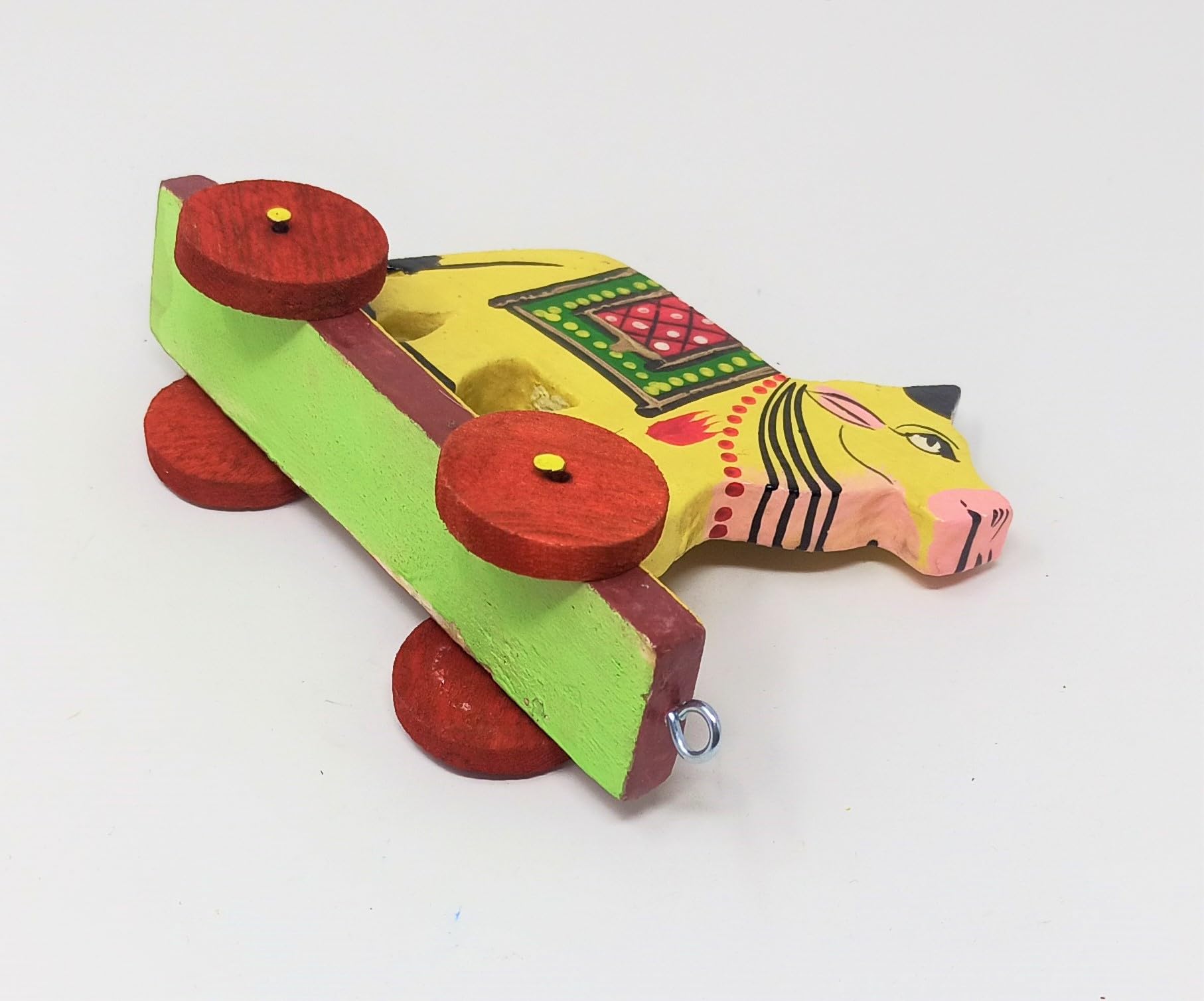 A&A Kreative Box Wooden Pull Along Cow - Image 4 thumbnail