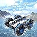 FSTgo 2 in 1 Remote Control Boat RC Cars Off Road Truck 4WD 2.4Ghz Land Water RC Toy Car Multifunction Waterproof Stunt Radio Controlled Vehicle with Rotate 360 Electric Car Toy