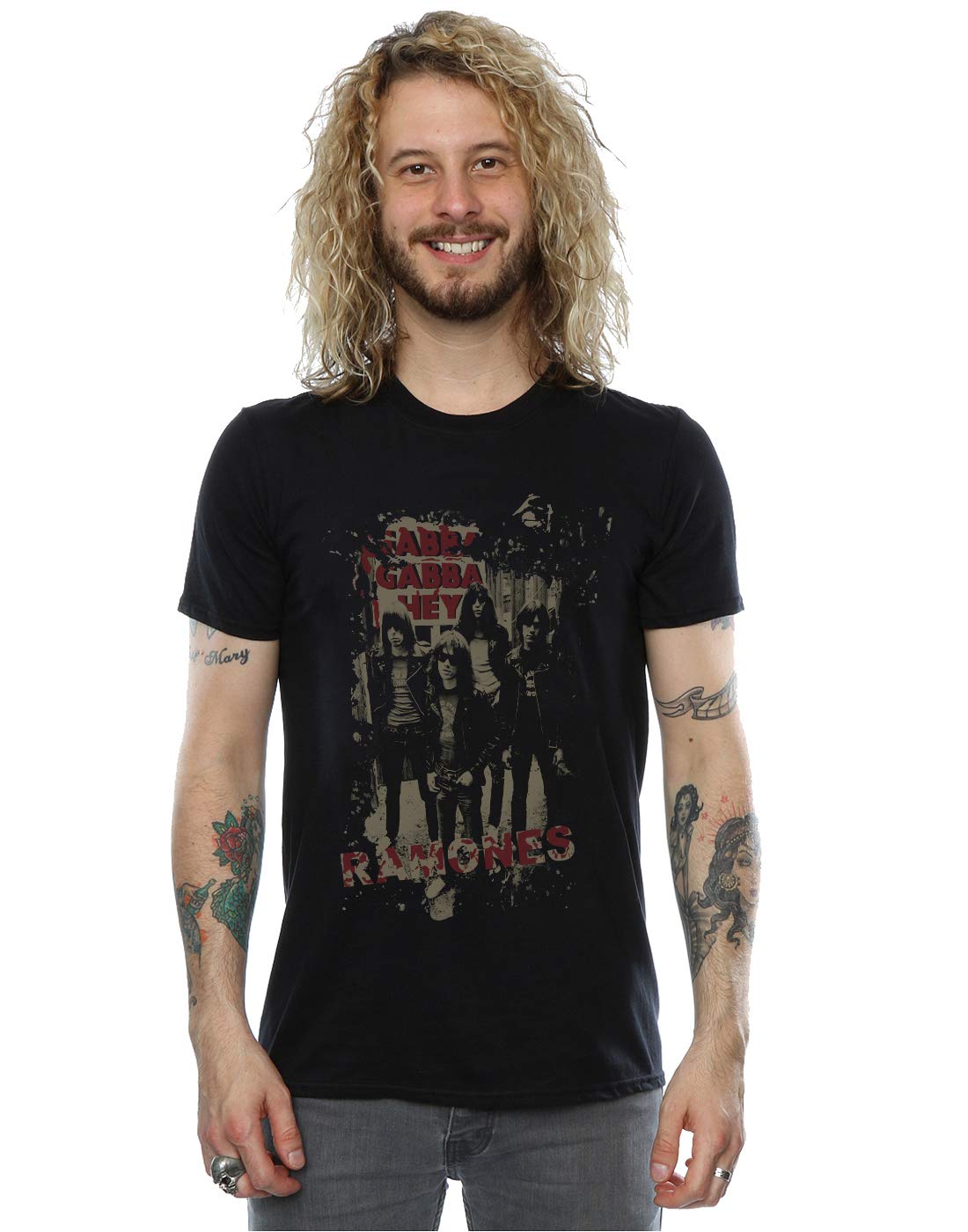 Ramones Men's Gabba Gabba Hey T-Shirt XX-Large Black