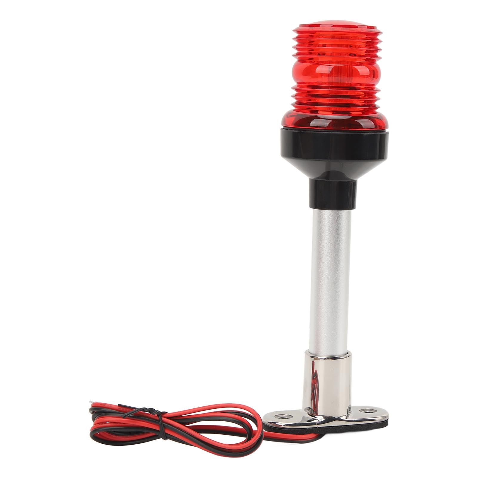 Yosoo Health Gear Luce di Poppa per Barche, Luce di Navigazione a LED a 360 Gradi con Base in Acciaio Inossidabile 316, 33 LED Oltre visibilità 2NM DC 12V 24V per Barche da Pesca Yacht Uso Marino