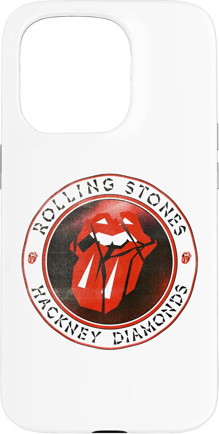 Official The Rolling Stones HD Circle Logo Case for iPhone 15 Pro