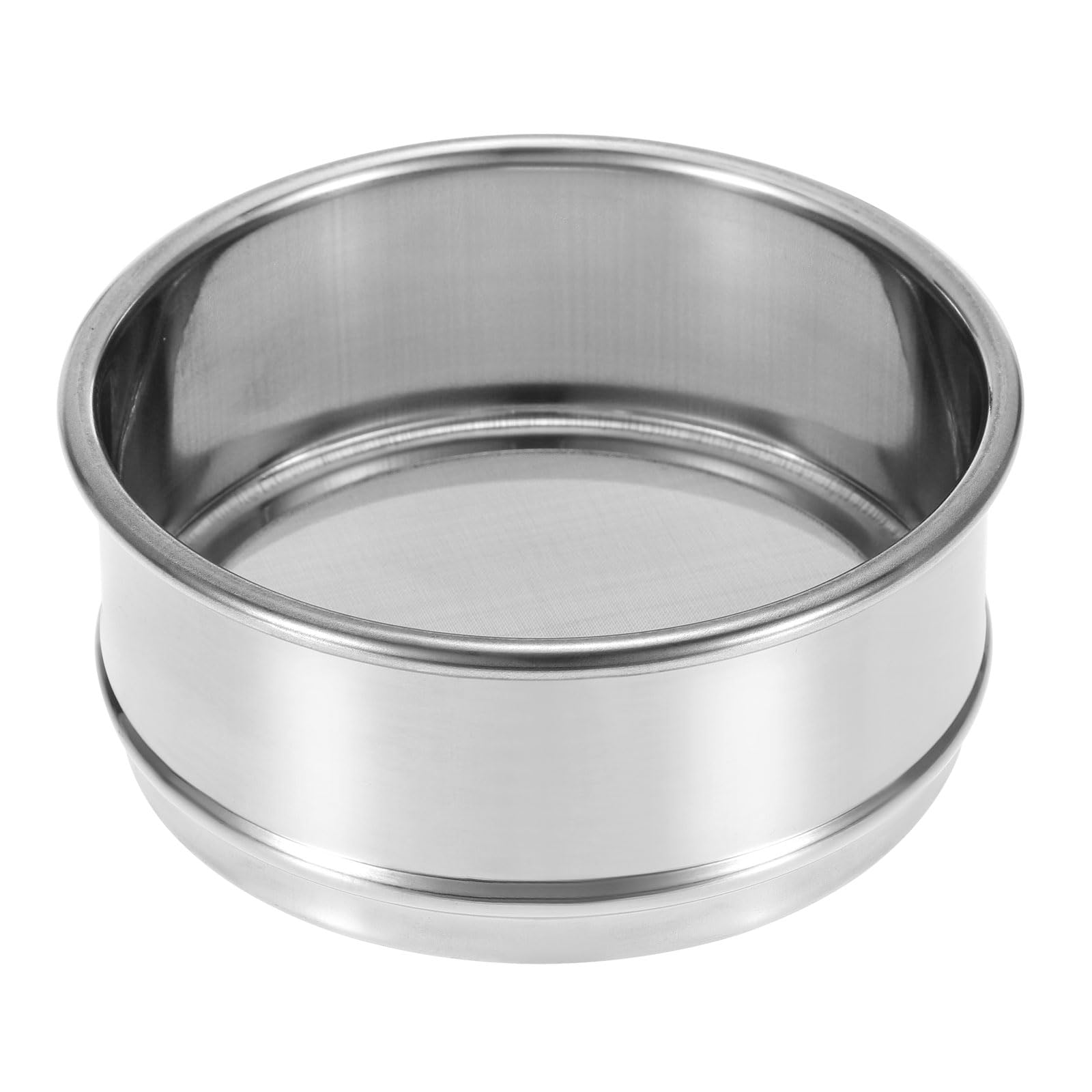 PATIKIL Tamiz de Laboratorio 80 Mesh, 4" Diámetro, Malla de Acero Inoxidable 304 (0.18mm) para Laboratorios Industriales