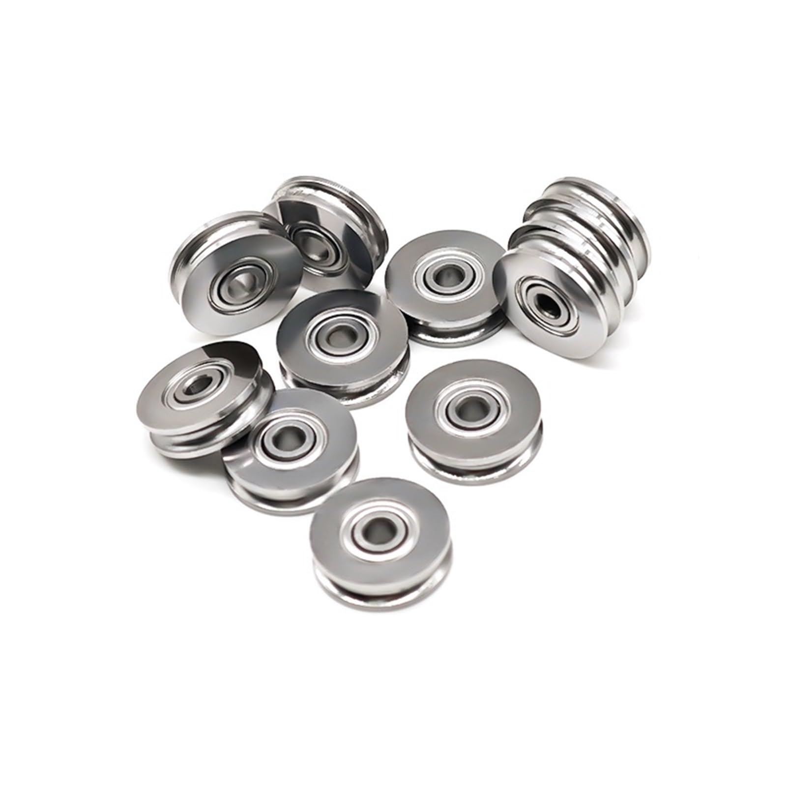 Cuscinetti a sfere a gola profonda 10 PZ SU3-14ZZ 3x14x4 mm Cuscinetti a rulli SU3-14 Sfere a gola profonda Ruota a gola a U