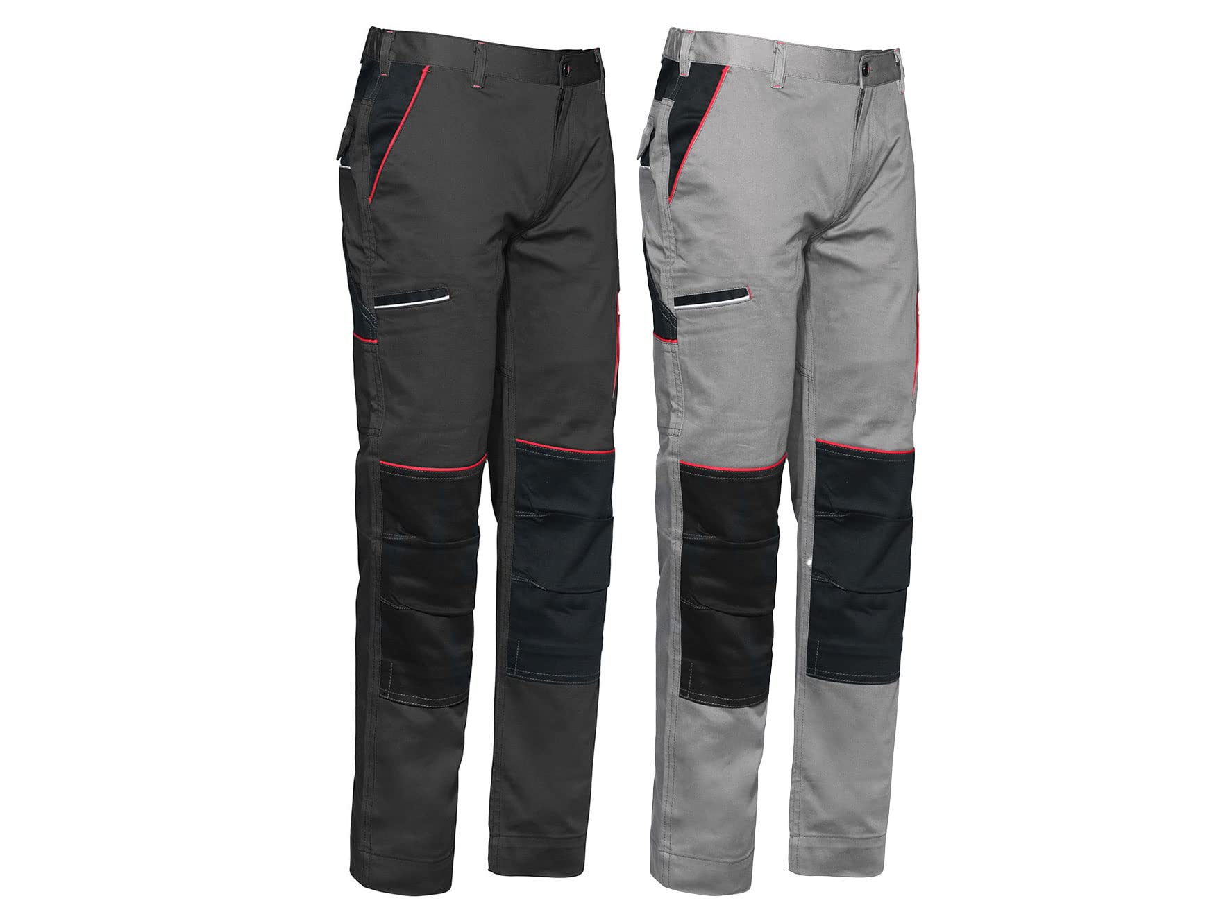 PANTALÓN STRETCH START GRIS XXL 8036B