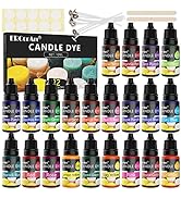 Set 20 Coloranti Liquidi Per Candele - Tinte Altamente Concentrate Per Cera Di Soia, Paraffina E Api, 10ml Ciascuno - Foto 5