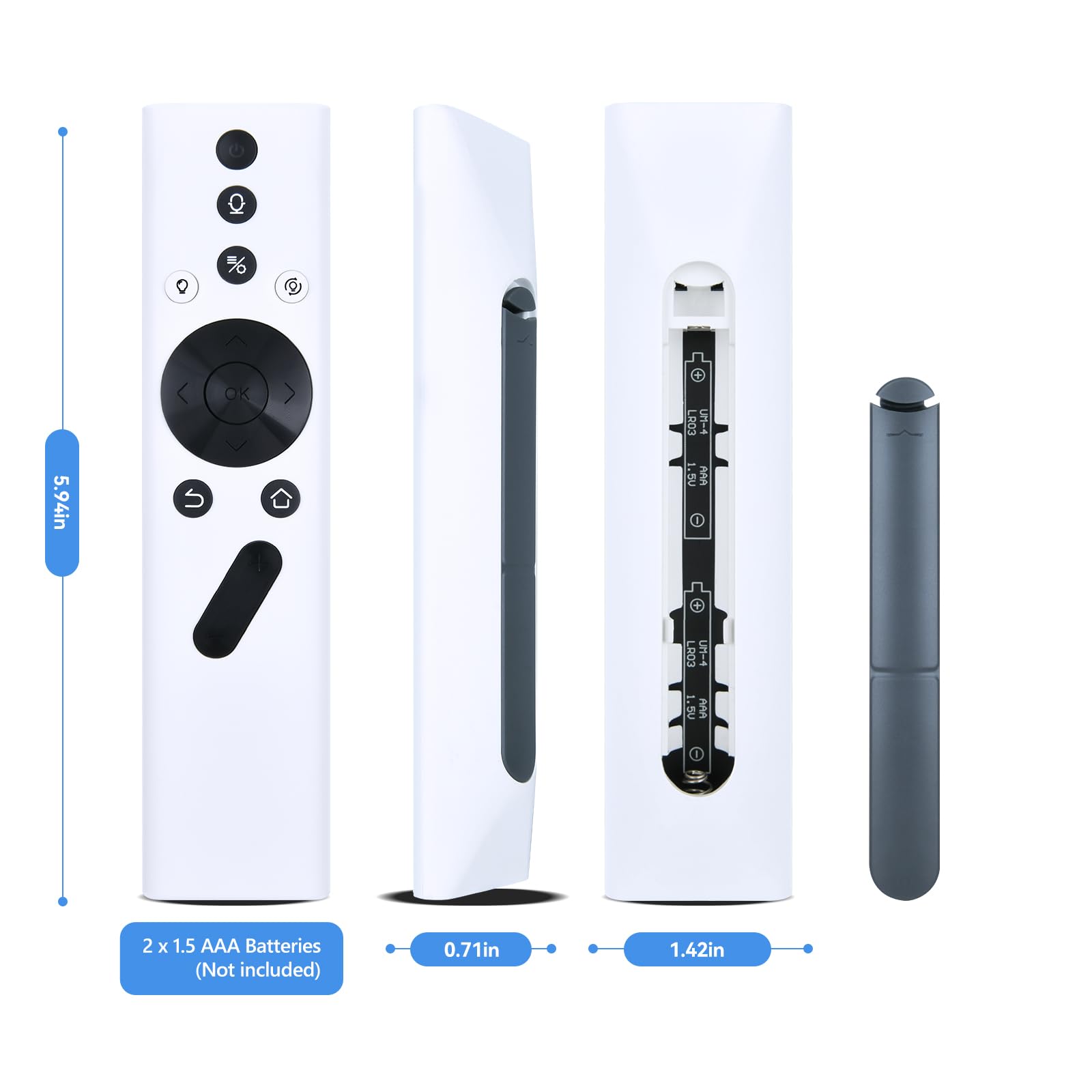 Amazon.co.jp: PZL 交換用リモコン Xgimi Halo Plus (Halo+)