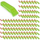 100 Pieces Emergency Whistle with Lanyard Safety Whistle Survival Whistle Loud Blast for Safety Camping Hiking Boating Hunting Survival Rescue Signaling (Green)