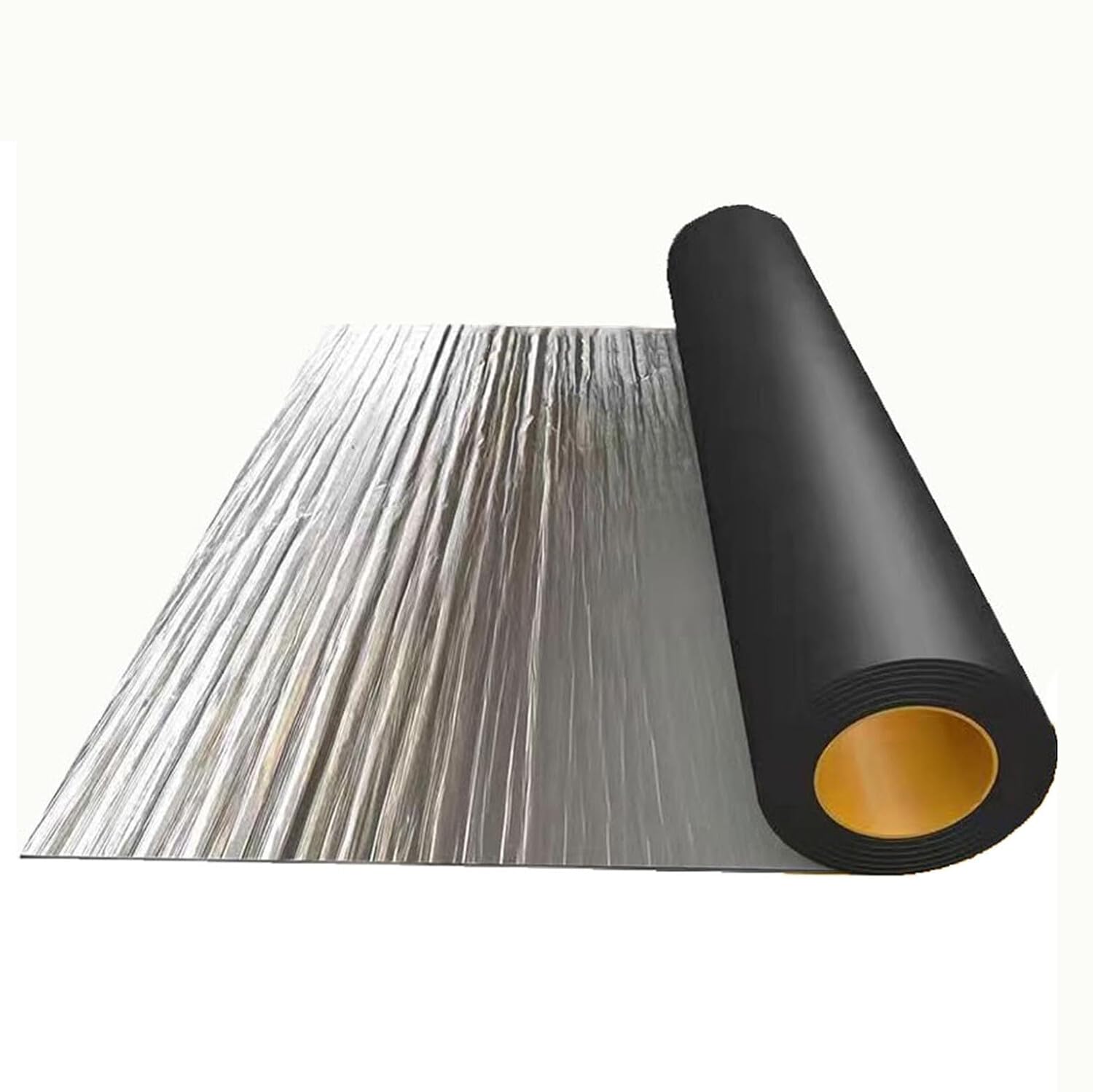 Cinta bituminosa de Papel de Aluminio autoadhesiva para Sellado de Asfalto, lámina de Revestimiento de Aluminio, Cinta Impermeable para reparación de techos (30 cm x 7 m)