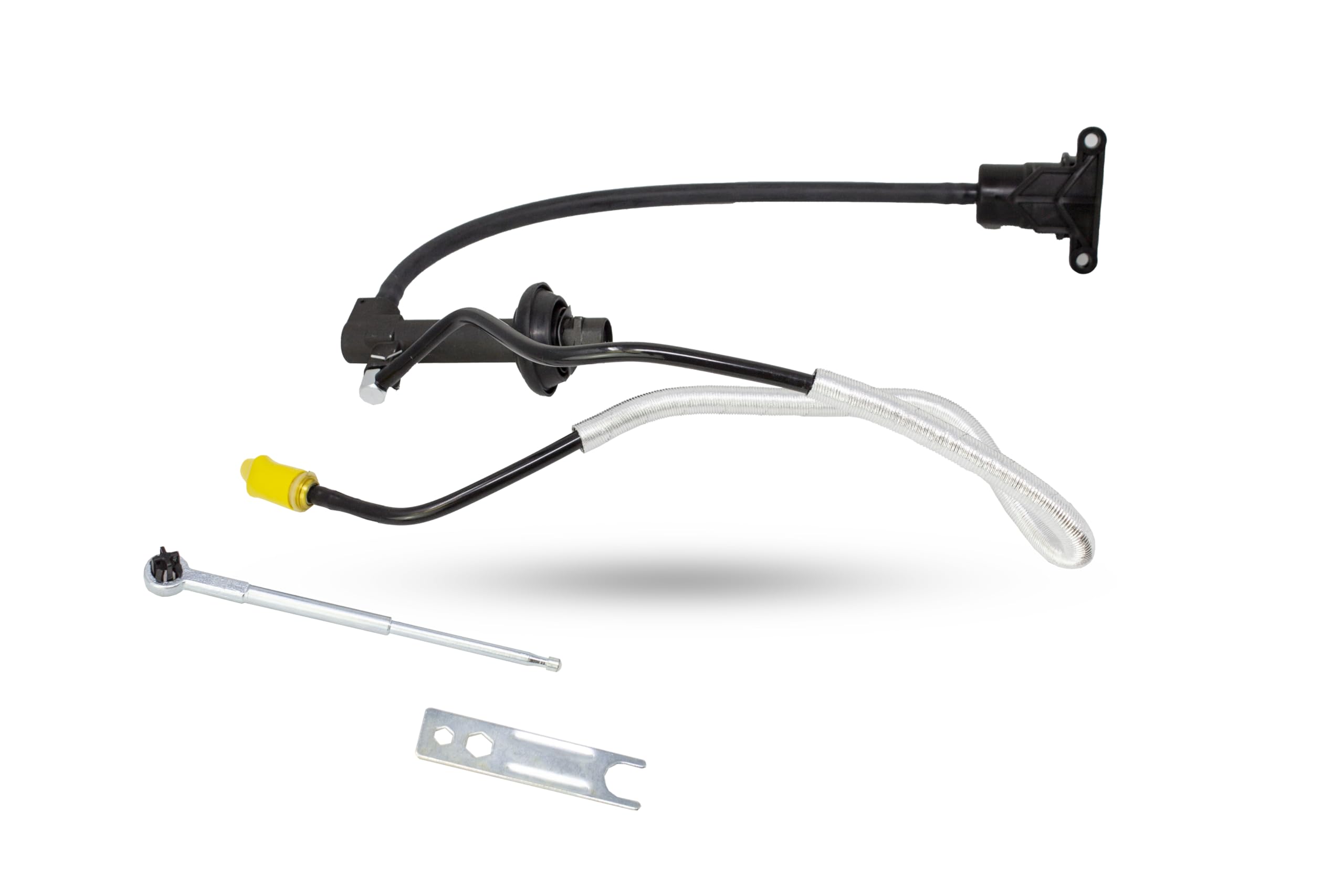 Pre-Filled Hydraulic Clutch Master Cylinder with line compatible with 1995-2011 Ranger Explorer 2.3L L4 2.5L L4 3.0L V6 4.0L V6