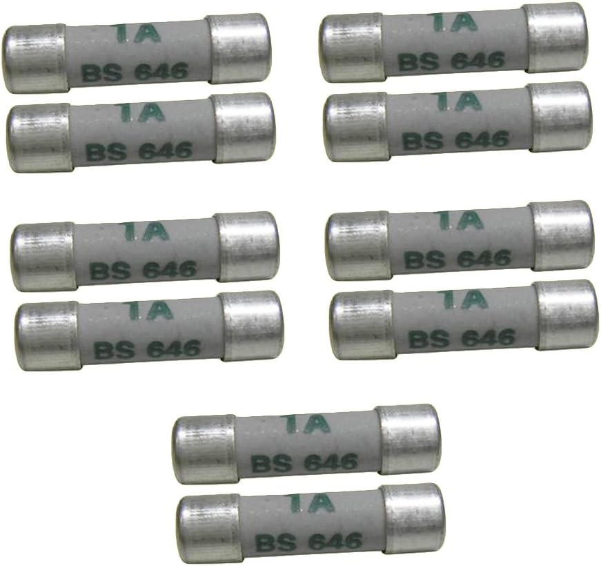X10 1 AMP Shaver FUSES BS646 1AMP Mini Fuse 20MM X 5MM