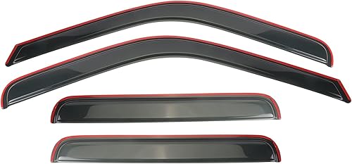 Miniatura 3 de LONGKEES Visor de ventana compatible con Ford F250F350F450F550 Super Duty 1999-2016, deflectores de ventana