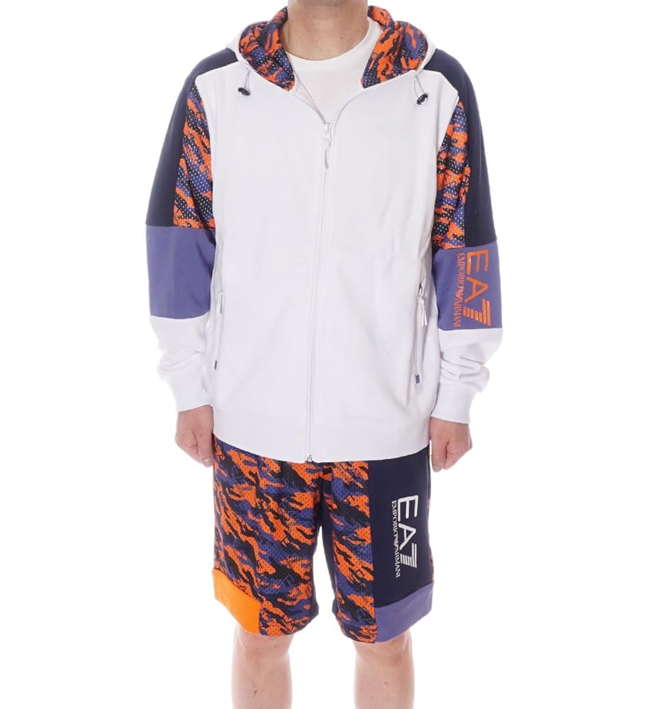 関税込 上下 EA7 EMPORIO ARMANI ジップパーカー/ショートパンツ Amazon.co.jp: [エンポリオアルマーニ] EA7 ジップパーカー