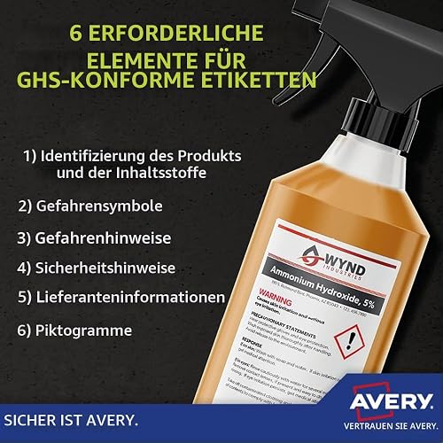 Avery Zweckform L7914 10 Poly Film Labels A4 80 Labels 99.1 x 67.7 MM 10 Sheets White - 7
