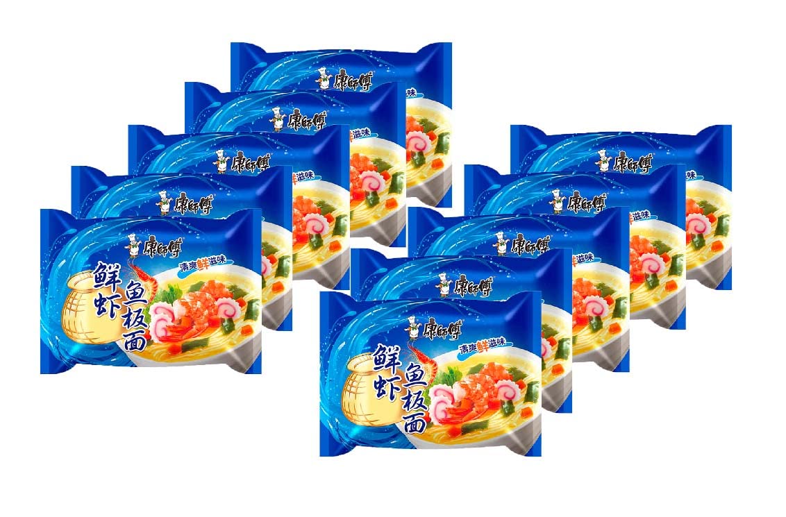 Pack 5 Ramen Fideos Instantáneos Chucrut chino + Ternera Picante + Pollo y Setas Shitake + Ternera + Marisco - Instant Noodle Tallarines — view 9
