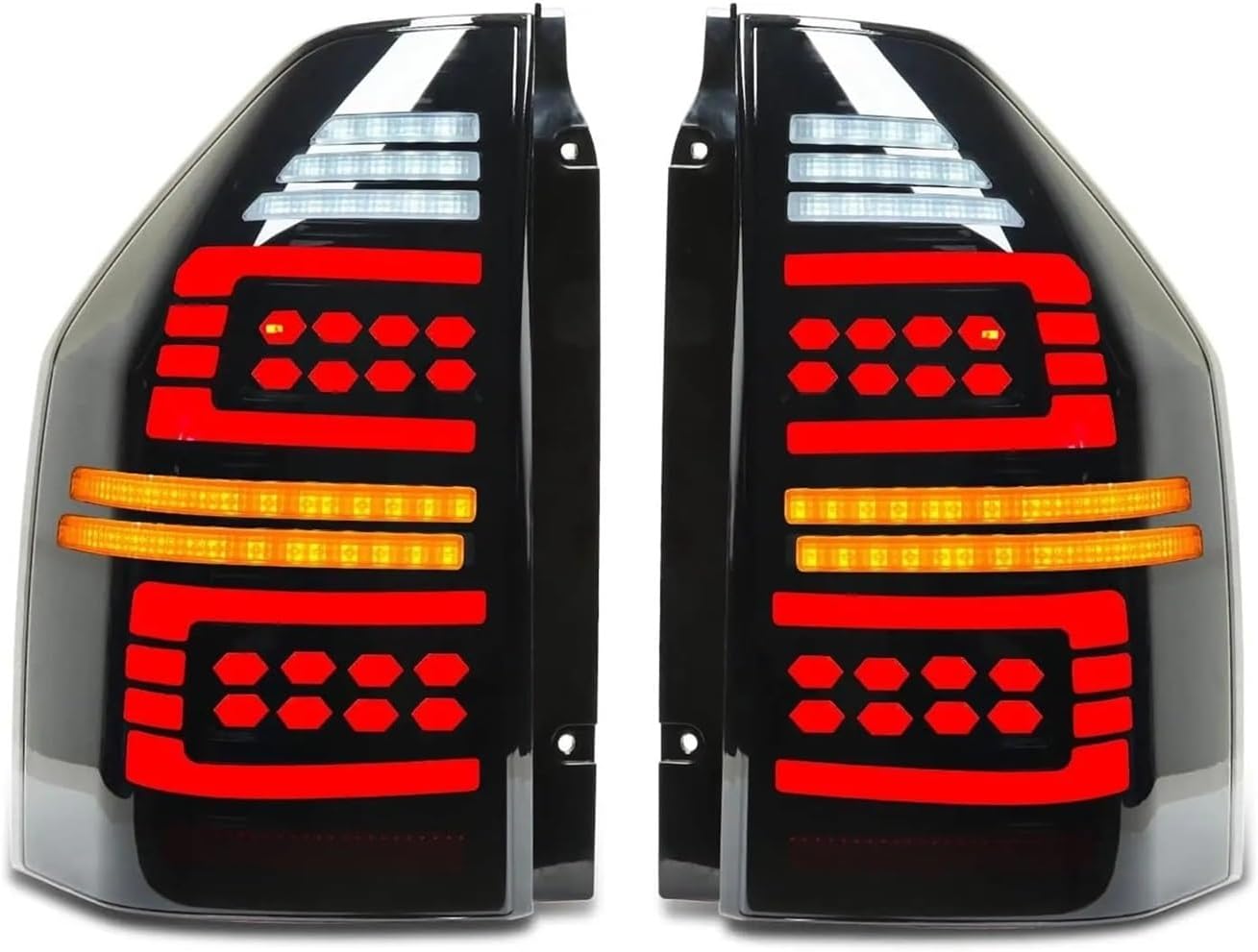 テールライト テールランプ リアフォグライト DRL シーケンシャル信号 E マークアセンブリ、パジェロ V73 V77 V83 V