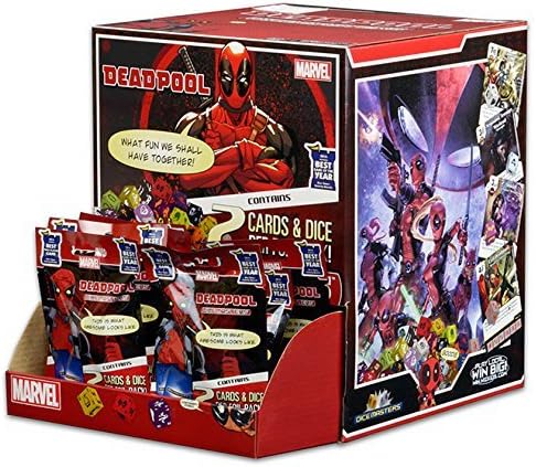 MarvelDice Masters Deadpool Lot of 10 Unopened Packs Boosters New