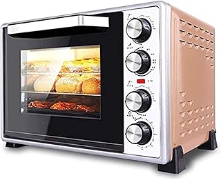 40-litrowy mini piekarnik elektryczny z podświetlanym piekarnikiem, z precyzyjną regulacją temperatury 100-250°C i czasem odmierzania czasu 0-60 minut 1500W trójwarstwowy wielofunkcyjny termoobieg,