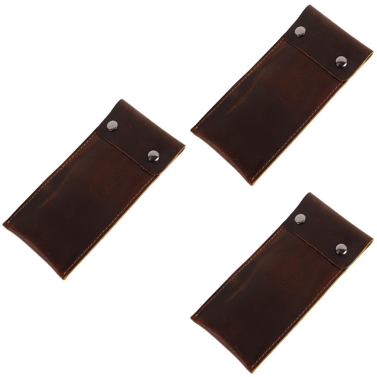 3stücke Travel Watch Pouch Aus Leder Retro Handgefertigtes Uhrenetui Für Uhr Für Reisen Und Aufbewahrung Schützt Vor Kratzern Langlebig Und Stilvoll