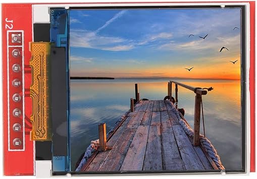 Walfront LCD Display Module, 1.44 LCD Display Module with PCB 128X128 ColorTFT LCD Display Module for 5110/3310, LCD Screen