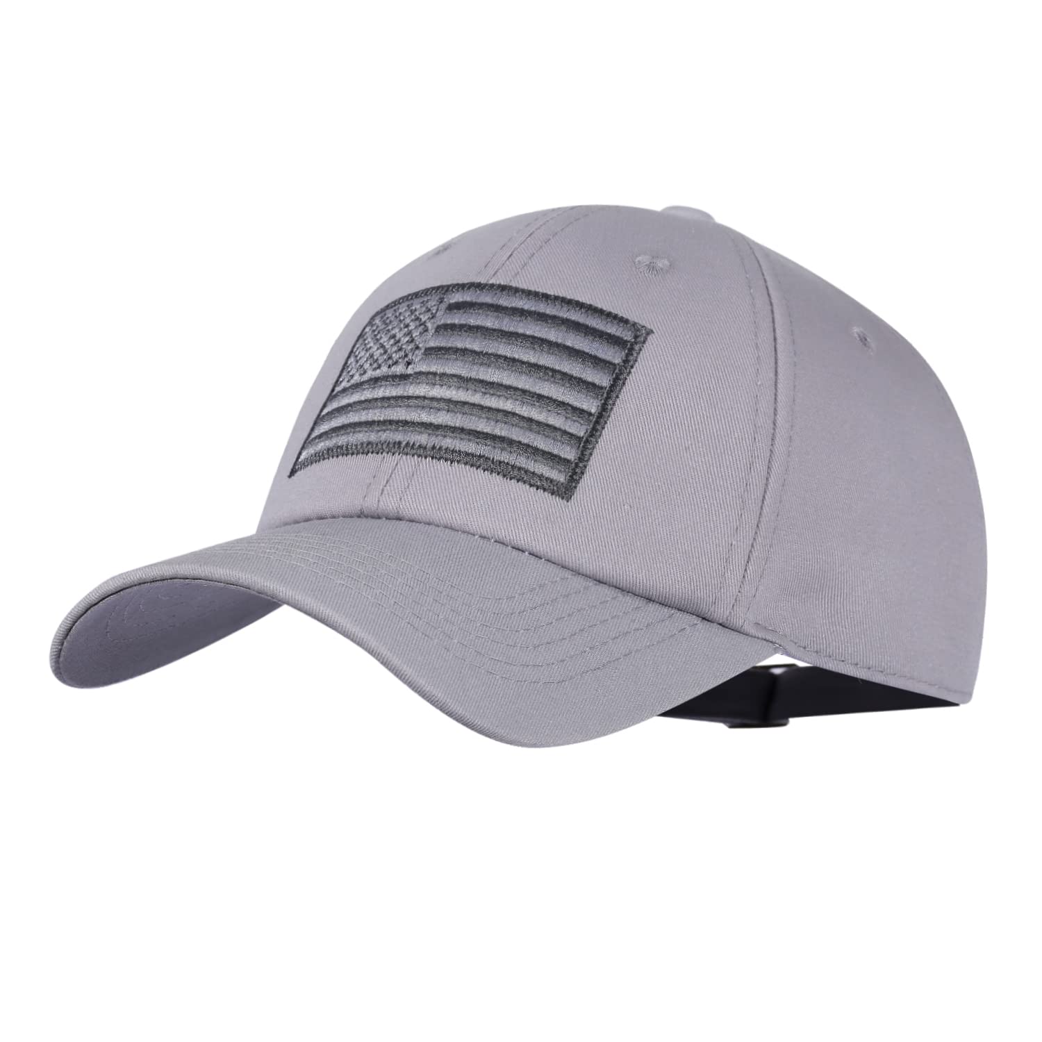 IIN Cappello da baseball con bandiera americana per uomo donna basso profilo esercito americano tattico operatore militare tinta unita cappello papà